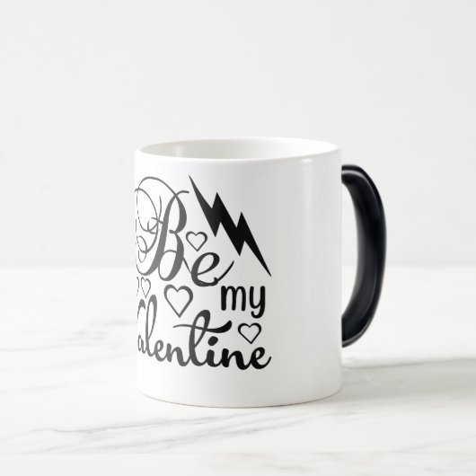 Sei mein Valentine Verwandlungstasse (VorderseiteRechts)