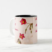 Sei mein Valentine Zweifarbige Tasse (Vorderseite Links)