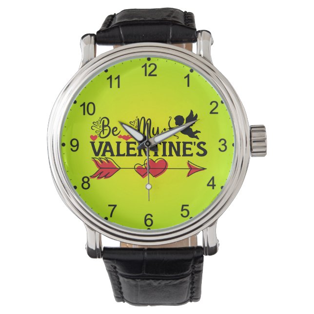 Sei mein Valentiner Armbanduhr (Vorderseite)
