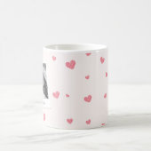 Sei mein Valentiner| personalisiertes Foto |Rotes Kaffeetasse (Mittel)