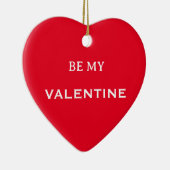 Sei mein Valentiner Roter Ornament (Rechts)