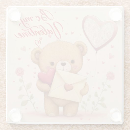 Sei mein Valentiner Untersetzer (Rückseite)