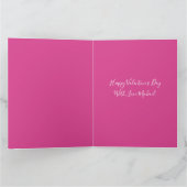 Sei mein Valentiner Vintager Niedlicher Teddybär Karte (Innenseite)