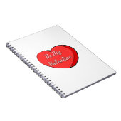 Sei mein Valentines Candy Heart Zeichnend Notizblock (Rechte Seite)