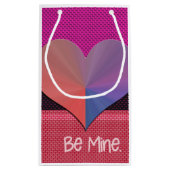 Sei mein Valentinherz Kleine Geschenktüte (Rückseite)