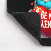 Sei mein Valentins Budgie Herz Mousepad (Ecke)