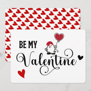 Sei mein Valentins-Gnom Feiertagskarte