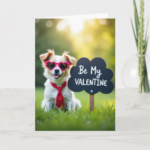 Sei-mein-Valentins-Hund-Karte Karte