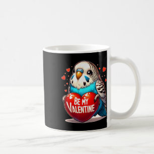 Sei mein Valentins Wellensittich-Herz Kaffeetasse
