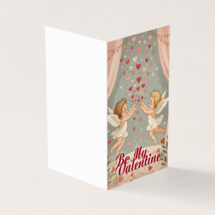 Sei mein Valentinsengel Cherubs Illustration