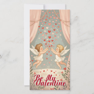 Sei mein Valentinsengel Cherubs Illustration