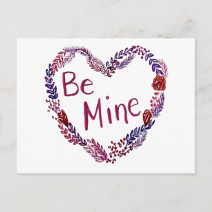 Sei mein Valentinsgruß Postkarte