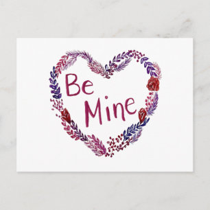 Sei mein Valentinsgruß Postkarte