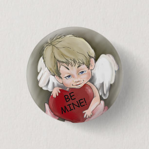 Sei mein Valentinsknopf Button