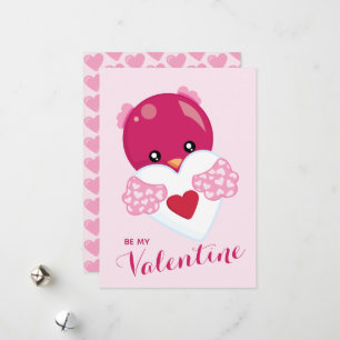 Sei mein Valentinsliebhaber Herz Valentinstag Feiertagskarte