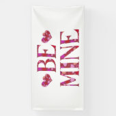 Sei mein Valentinstag 4x8 Vinyl Banner (Vertikal)