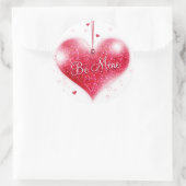 Sei mein Valentinstag-Aufkleber Runder Aufkleber (Tasche)