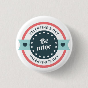 Sei mein Valentinstag Button