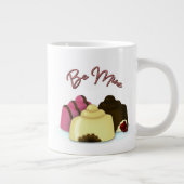 Sei mein Valentinstag Candy Jumbo-Tasse (Rechts)
