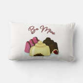 Sei mein Valentinstag Candy Lendenkissen (Rückseite)