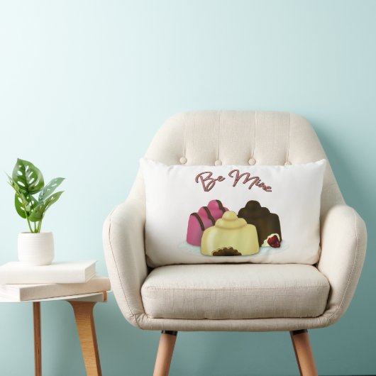 Sei mein Valentinstag Candy Lendenkissen (Stuhl )