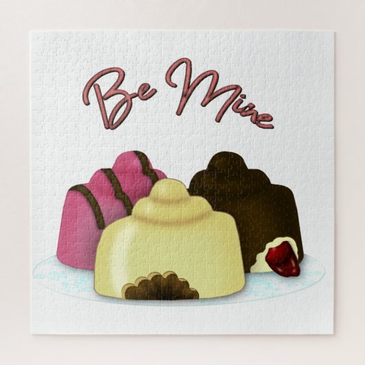 Sei mein Valentinstag Candy Puzzle (Vertikal)