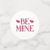 Sei mein Valentinstag Confetti Konfetti (Klein Vorderseite)