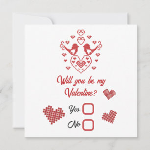 Sei mein Valentinstag, du schmilzt mein Herz Rote Karte