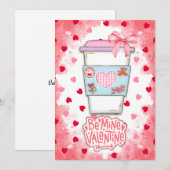 Sei mein Valentinstag Einladung (Vorne/Hinten)