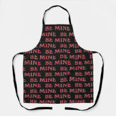 Sei Mein Valentinstag-Geschenk – Romantische Liebe Schürze (Vorderseite)