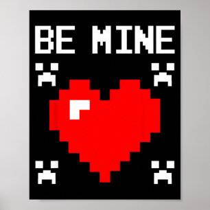 Sei mein Valentinstag-Geschenk-Shirt für Freund, G Poster