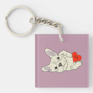 Sei mein Valentinstag, Hund Schlüsselanhänger