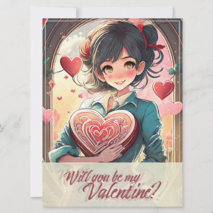 Sei mein Valentinstag im Manga-Stil 31470