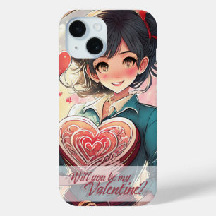 Sei mein Valentinstag im Manga-Stil 31470 Case-Mate iPhone Hülle