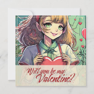 Sei mein Valentinstag im Manga-Stil 33419