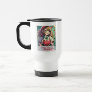 Sei mein Valentinstag im Manga-Stil 33419 Reisebecher