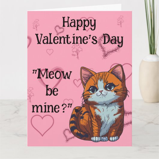 Sei mein Valentinstag Karte (Vorderseite)