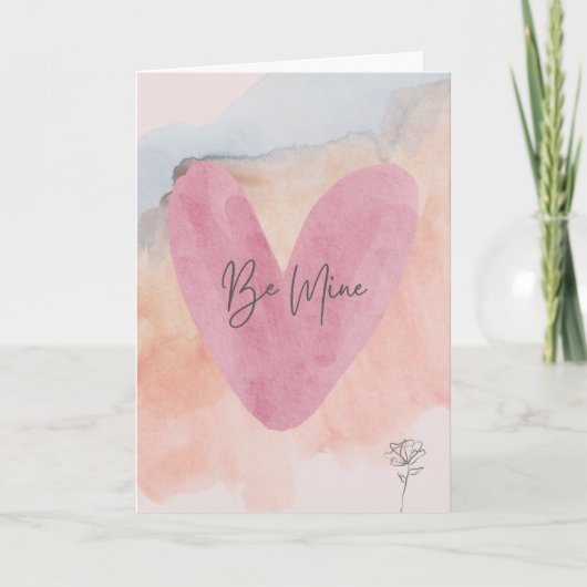 Sei mein Valentinstag Karten (Vorderseite)