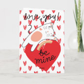 Sei mein Valentinstag Karten (Rückseite)