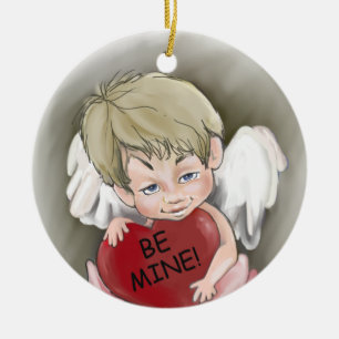 Sei mein Valentinstag Keramikornament