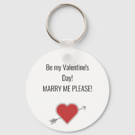 Sei mein Valentinstag! MARRY MIR BITTE! Schlüssela Schlüsselanhänger