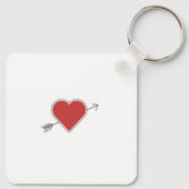 Sei mein Valentinstag! MARRY MIR BITTE! Schlüssela Schlüsselanhänger (Rückseite)