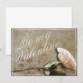 Sei mein Valentinstag mit Rose (Vorne/Hinten)