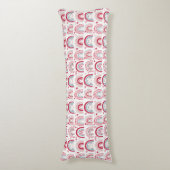 Sei mein Valentinstag Rainbow Seitenschläferkissen (Vorderseite Vertikal)