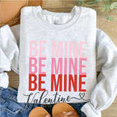 Sei mein Valentinstag, rosa und roter Valentinstag Sweatshirt