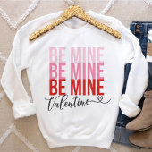Sei mein Valentinstag, rosa und roter Valentinstag Sweatshirt