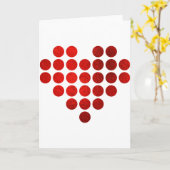 Sei mein Valentinstag Roter falscher Goldfolie-Pun Karte (Gelbe Blume)