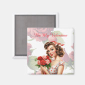 Sei mein Valentinstag-Schatz-Magnet Magnet (Vorderseite/Rückseite)