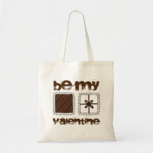 Sei mein Valentinstag Schokolade Bonbon Tragetasche