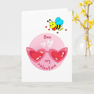 Sei mein Valentinstag Süße romantische Liebe Karte